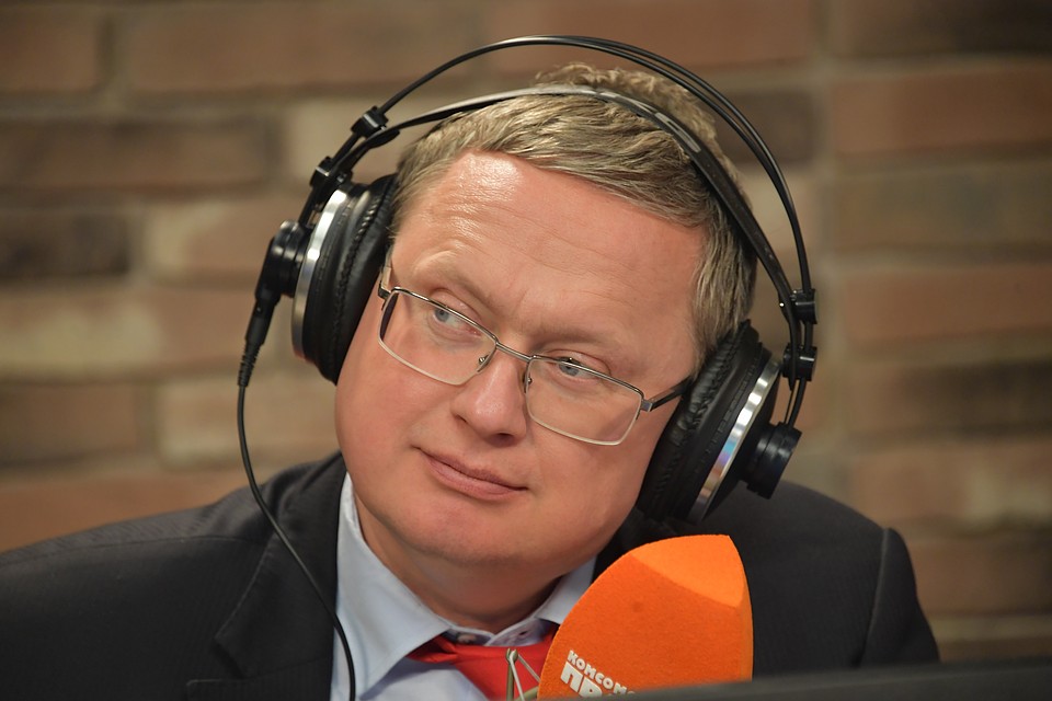 Директор Института проблем глобализации Михаил Делягин на радиостанции `Комсомольская правда`.