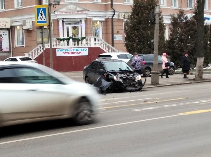 Фото с места ДТП