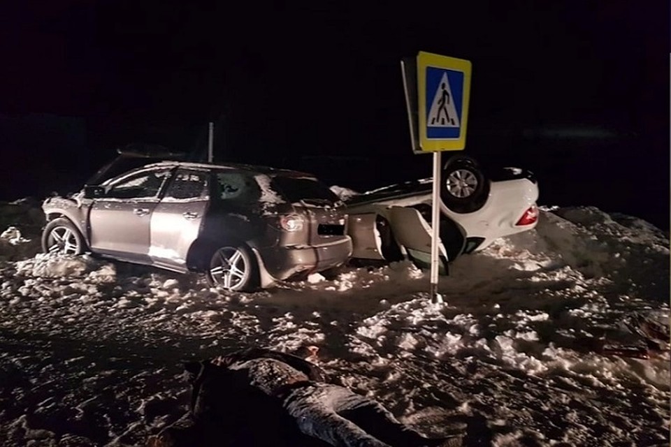 Водитель, из-за которого в Надыме погибли три человека, был пьян Фото: ГУ МЧС ЯНАО
