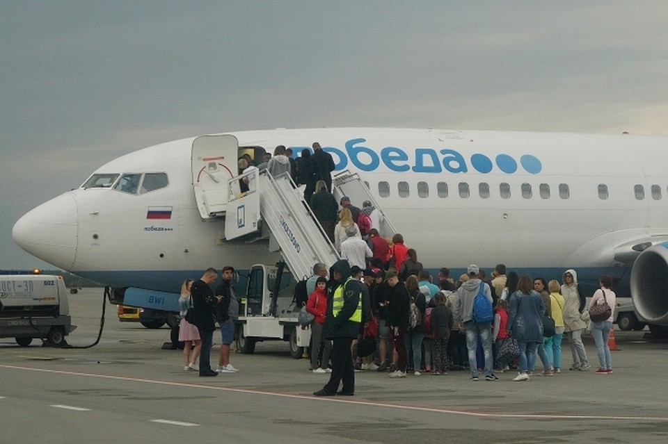Рейс выполняла авиакомпания «Победа»