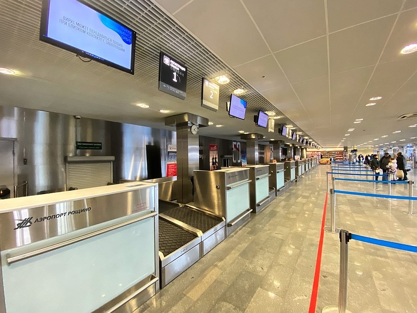 Почти 900 человек проверили на наличие заболеваний в тюменском аэропорту. Фото - "Аэропорт Рощино Official Group of Rosсhino".