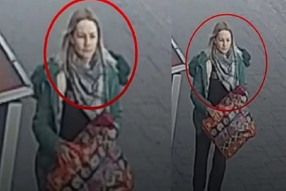 Она сама пришла в полицию и сказала, что это не ее ребенок. Кадр с камер наблюдения.