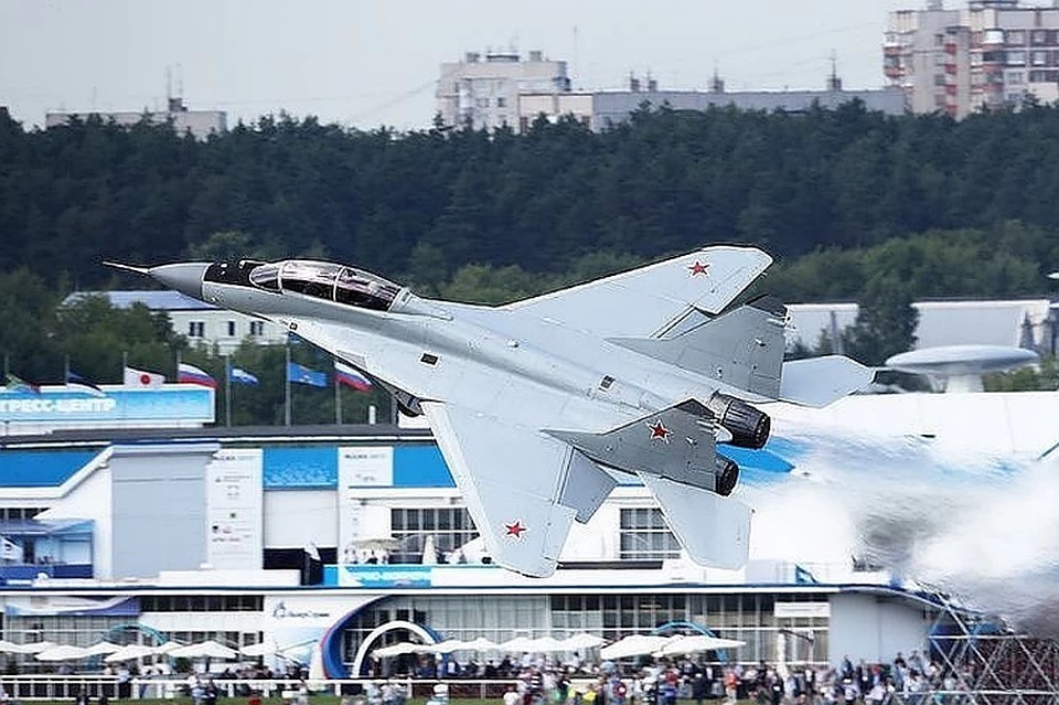 Новейший истребитель МиГ-35 получил патент на посадку в беспилотном режиме. Фото: Марина Лысцева/ТАСС