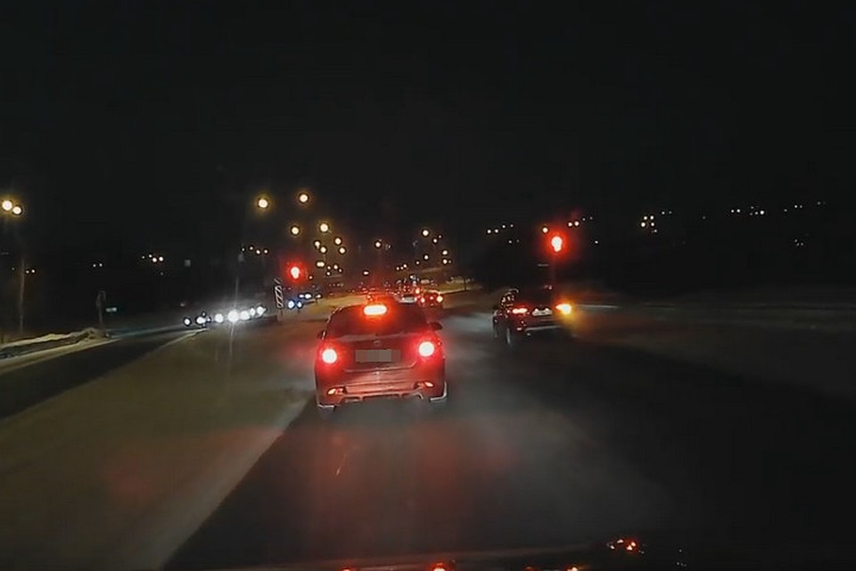 Кемеровчанин поплатился за излишнюю торопливость. ФОТО: кадр видео ГУ МВД России по Кемеровской области