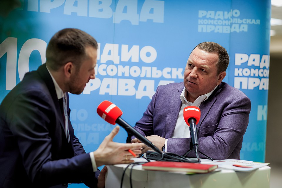 Президент «Группы Компаний Кабош» Дмитрий Матвеев в Открытой студии Радио «Комсомольская правда».