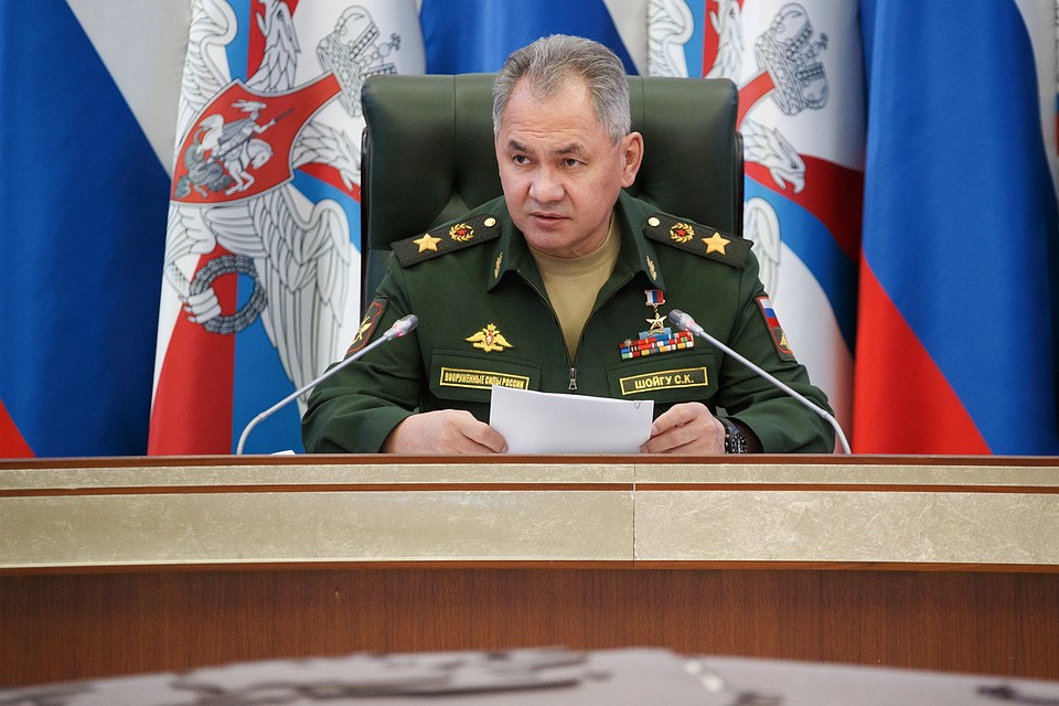 Глава Минобороны Сергей Шойгу