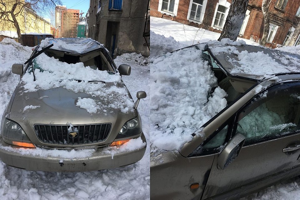 Авто серьезно повреждено.