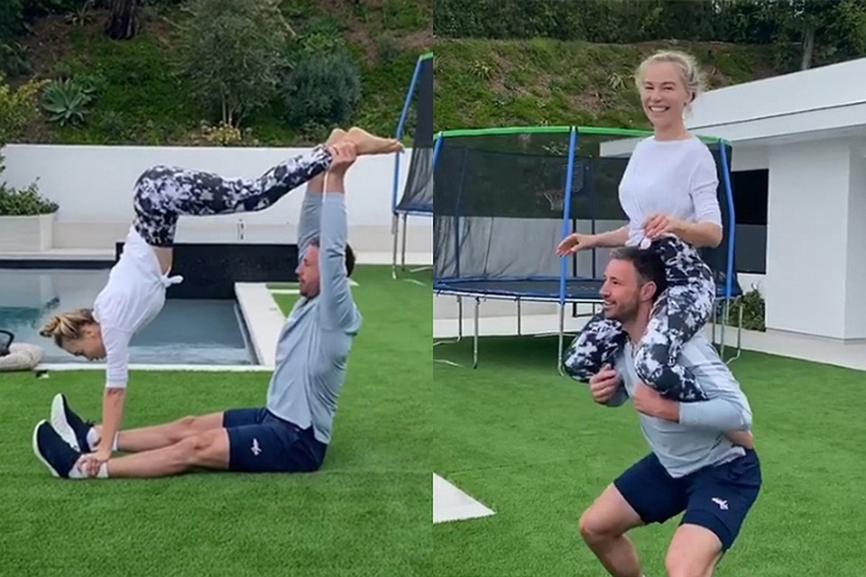 Во время карантина Илья Ковальчук тренируется вместе с женой Николь Фото: instagram.com/ilyakovalchukofficial
