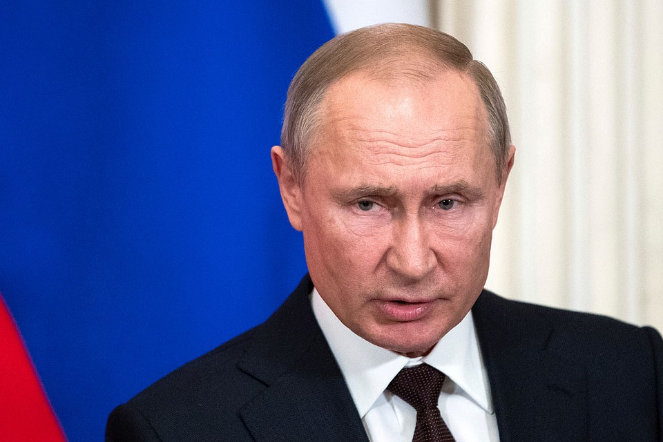 Российский президент Владимир Путин