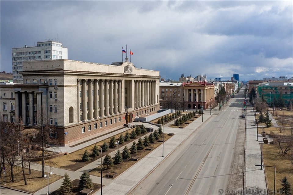 Пустой Красноярск Фото: Сергей Филинин
