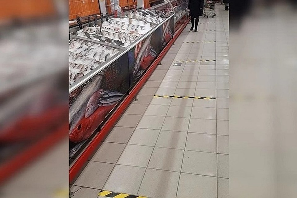 В крупных магазинах Уфы уже появилась специальная разметка