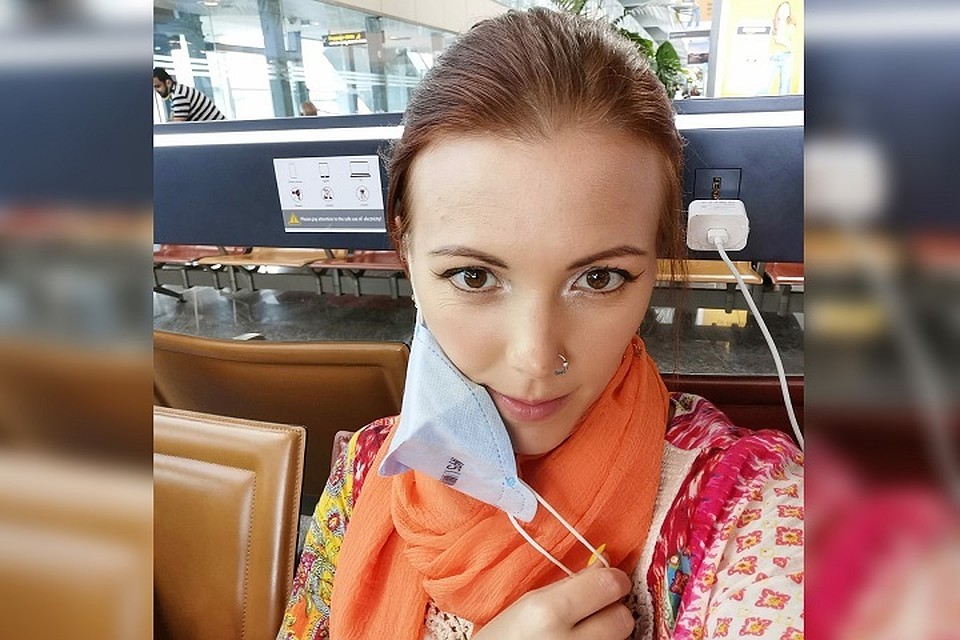 Полина могла еще улететь 23 марта. Фото: личная страница героя публикации.