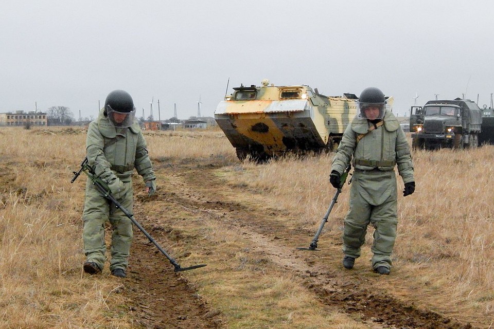 Военные инженеры - на передовой. Фото: sc.mil.ru