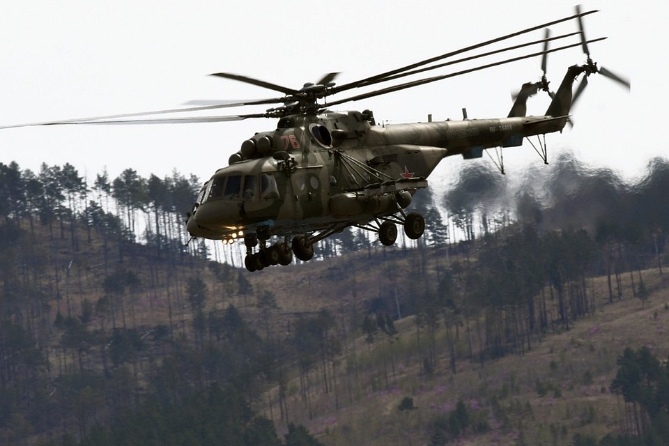 Из-за череды катастроф военных вертолетов, в России запретили вылеты Ми-8. Фото: РБК.