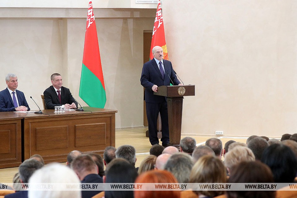 Лукашенко проводит встречу с активом Могилевской области. Фото: belta.by