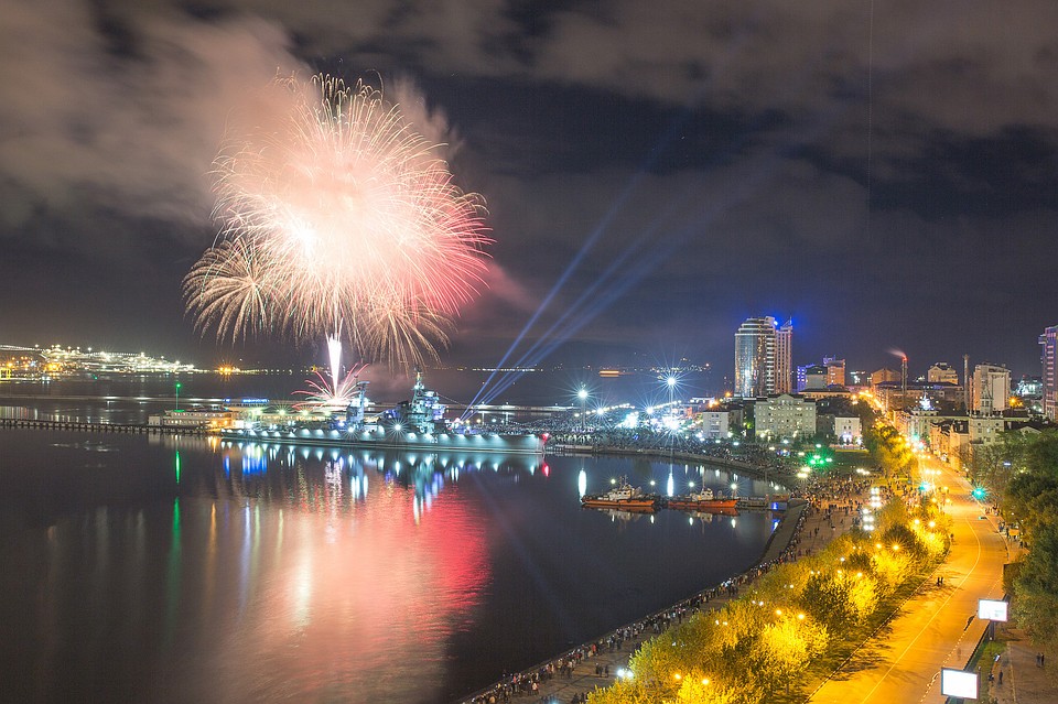 Салют в Новороссийске начнется в 23:00
