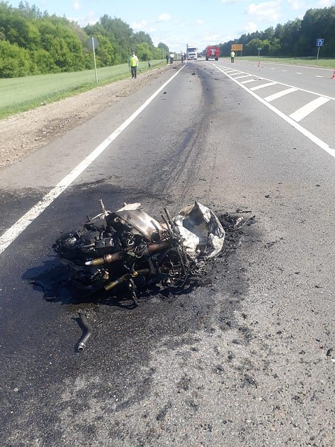 Мотоциклист погиб на месте до приезда врачей