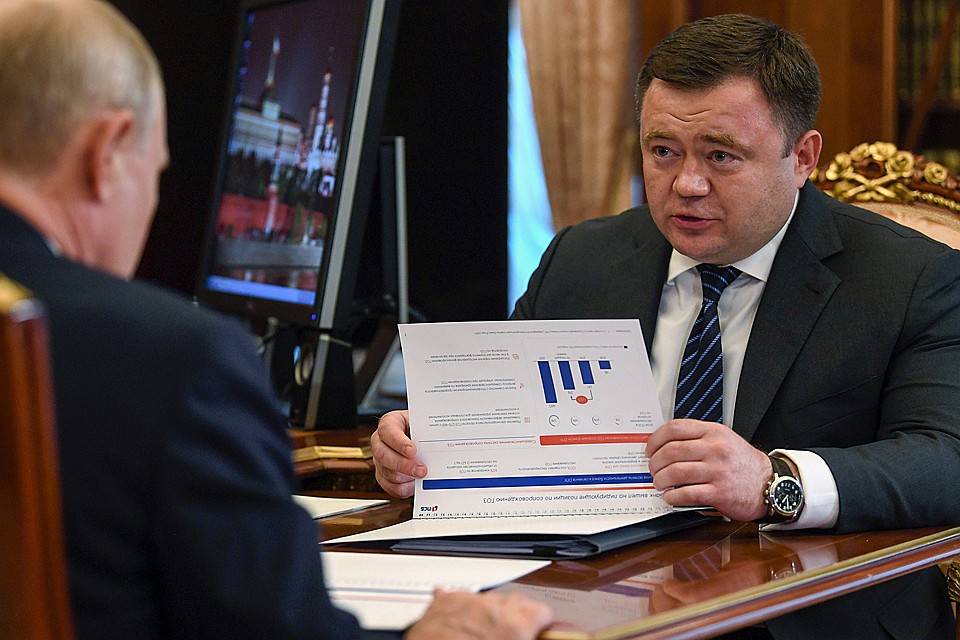 Цифры, которые озвучил Фрадков, подтверждали: так оно и есть, не только на бумаге, а и на деле. Фото Алексей Никольский/пресс-служба президента РФ/ТАСС