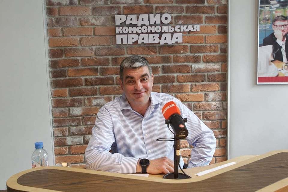 Директор Центра развития водохозяйственного комплекса России Сергей Будилин в студии Радио «Комсомольская правда».
