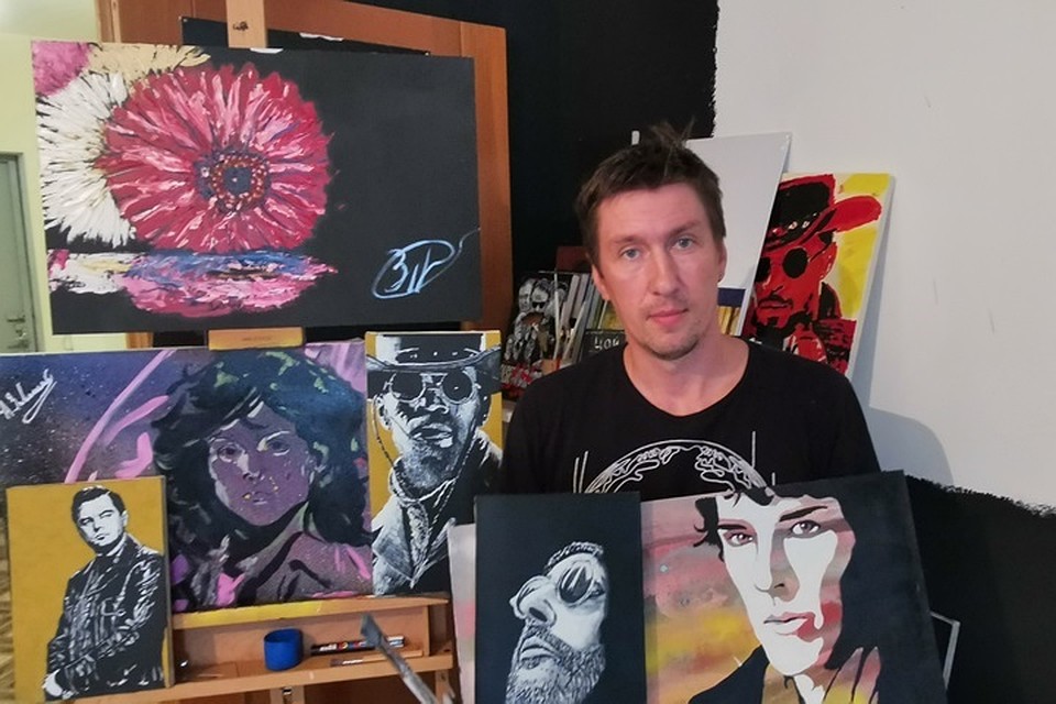 Алексей художественную школу не заканчивал, он - самоучка. Фото: из личного архива