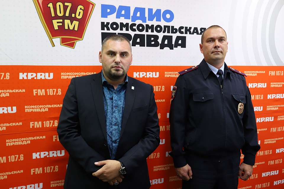Главный инженер МКУ «Служба благоустройства и дорожного хозяйства» Администрации Ижевска Марат Чемалтынов и начальник отдела ГИБДД УМВД России по г. Ижевску Александр Филимонов