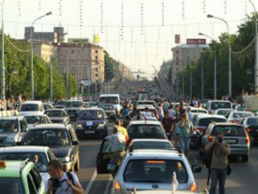 Акция "Стоп-бензин" в Минске 7 июня.