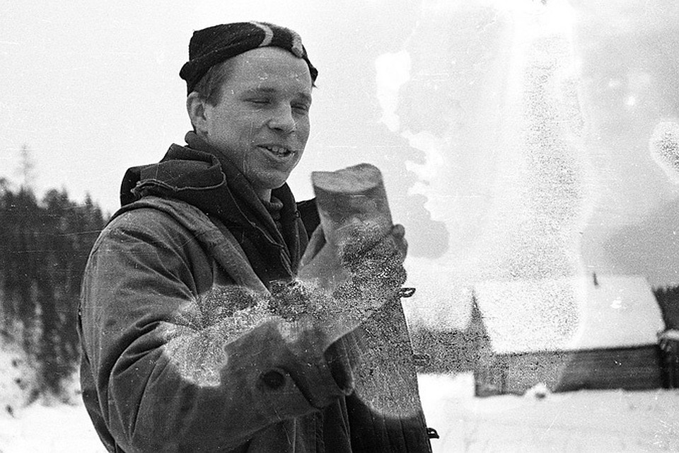 Юрий Юдин во время рокового похода дятловцев