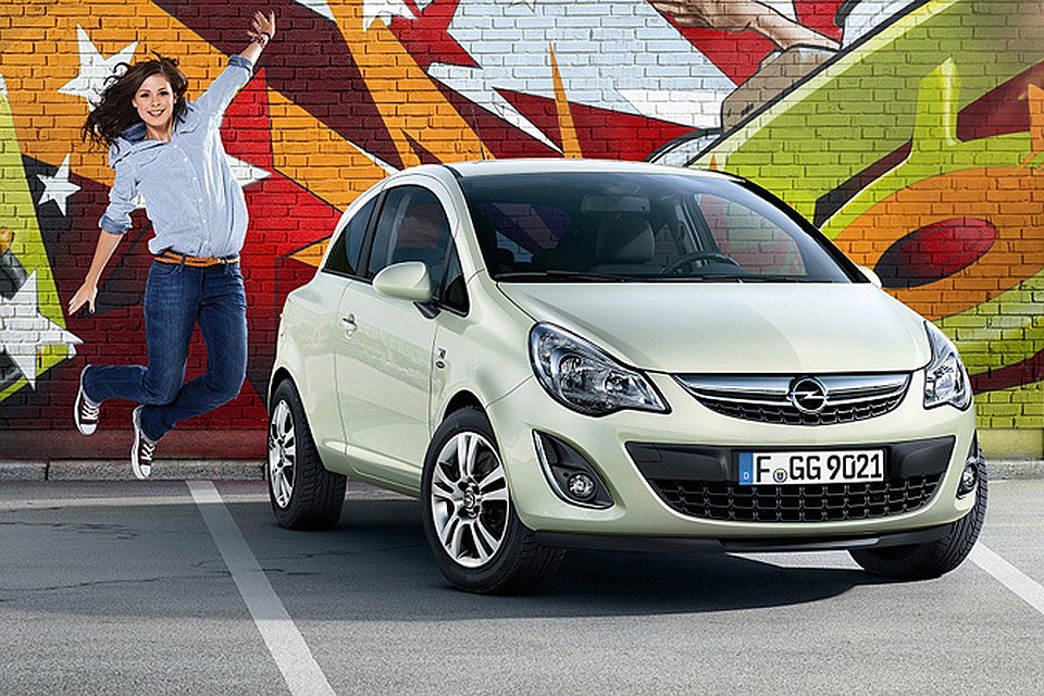 Больше всего Opel Corsa привлекает молодых женщин.