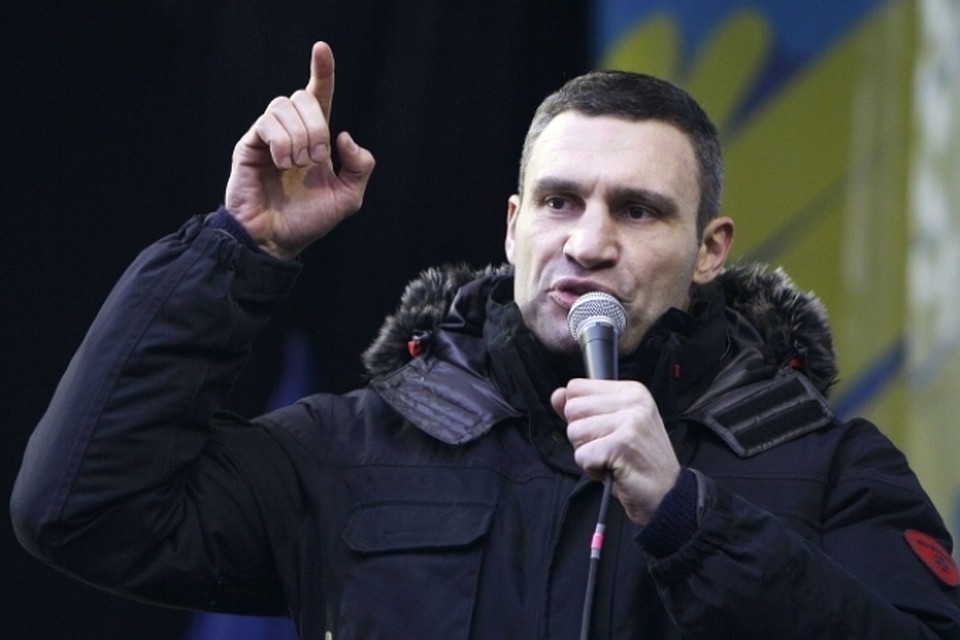 Лидер партии «УДАР» Виталий Кличко