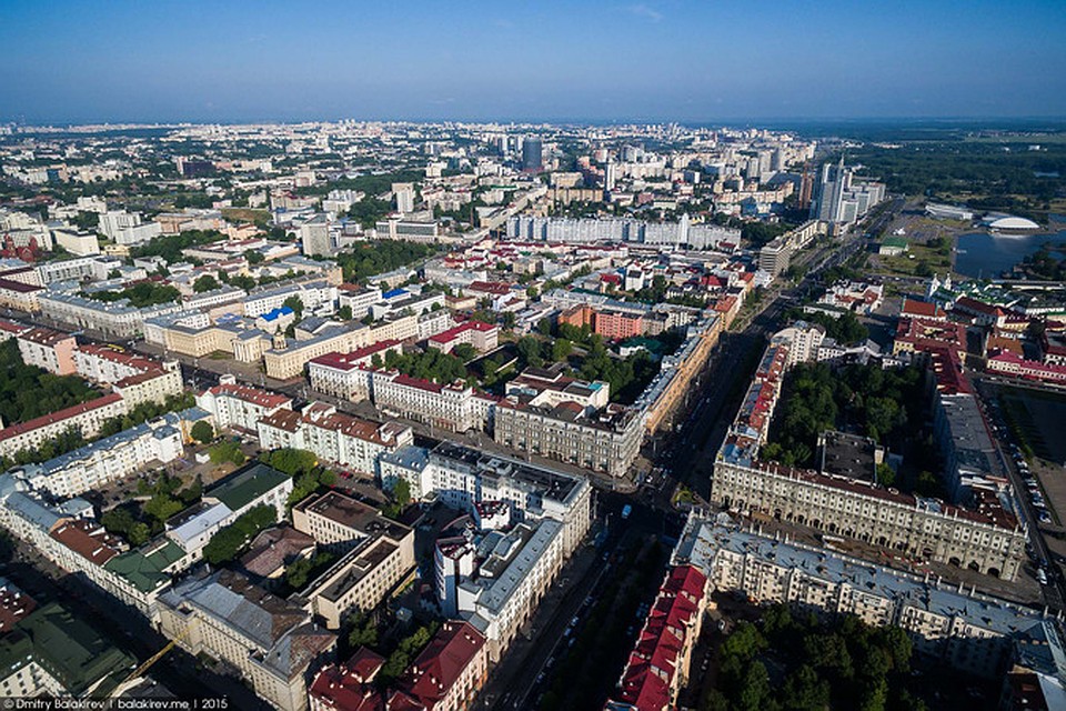 Российский блогер снял Минск с высоты птичьего полета.
Фото: dimabalakirev.livejournal.com