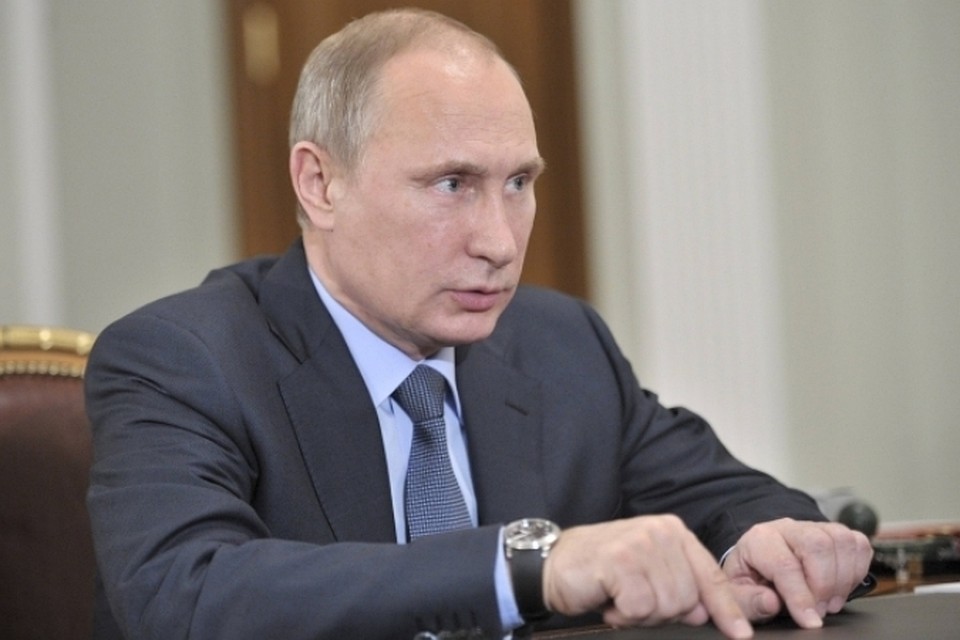 Путин: российский истребитель был атакован в 1 км от границы с Турцией, а упал - в 4 км