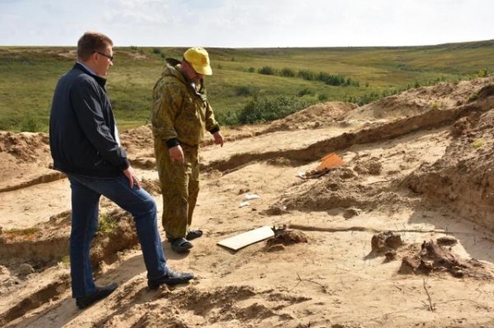 В Тазовском районе археологи изучают захоронения 10-14 и 3-5 веков. Фото tasu.ru