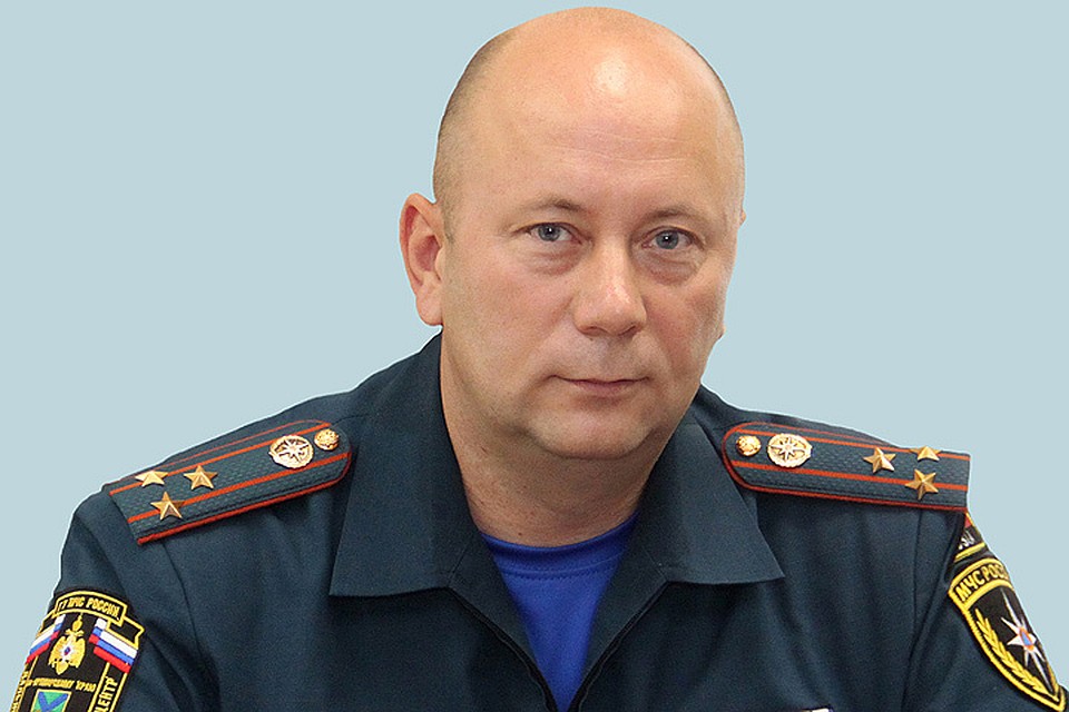 Начальник Главного управления МЧС России по Приморскому краю полковник внутренней службы Олег Федюра. ФОТО Пресс-служба ГУ МЧС по Приморскому краю/ТАСС