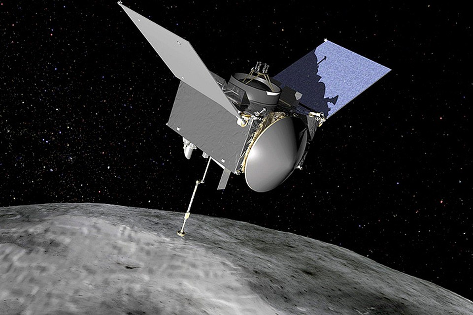 Компьютерное моделирование работы зонда OSIRIS-REx.