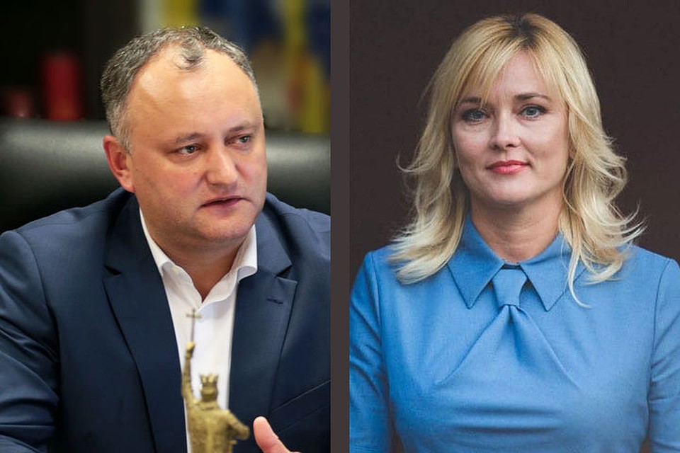 Игорь Додон, Инна Попенко