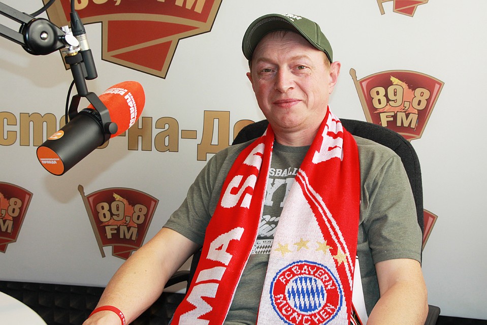 Валерий Соломенников в студии радио "Комсомольская правда Ростов"