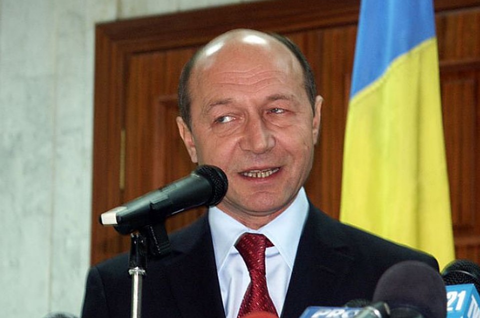 Экс-президент Румынии Траян Бэсеску.