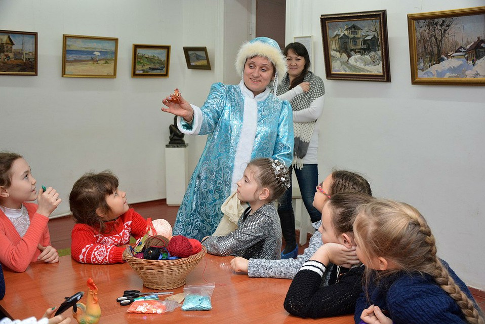 В Саратове открылась мастерская Снегурочки. Фото: официальная группа музея-усадьбы Н.Г. Чернышевского "ВКонтакте"