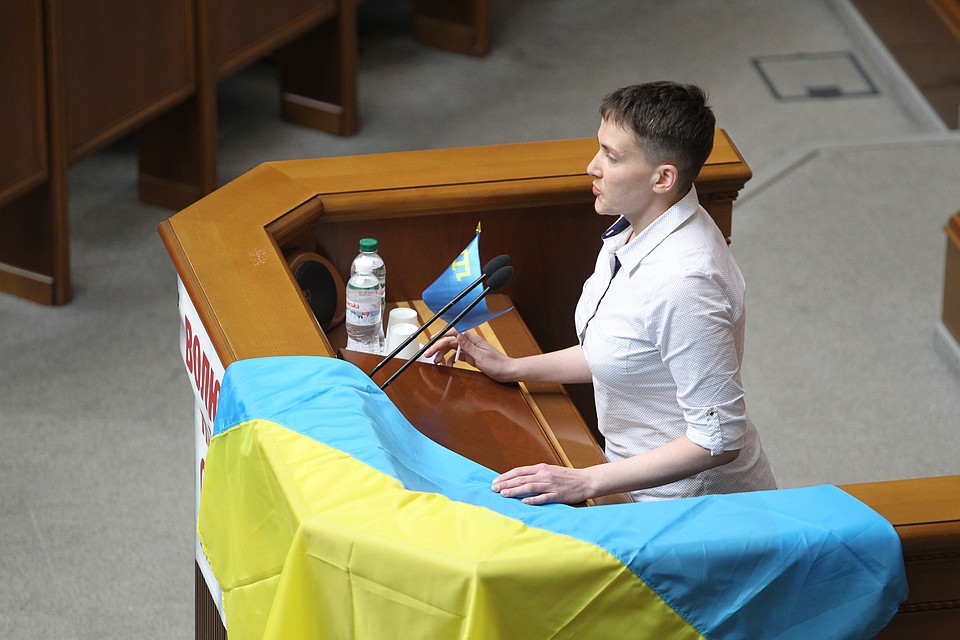 По мнению Савченко, причина войны Донбассе – желание завладеть газом, нефтью и полезными ископаемыми
