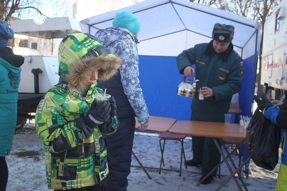В Пскове развернули мобильные пункты горячего питания