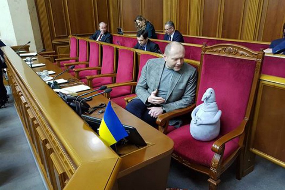Борислав Береза обсуждает ситуацию в стране со ждуном