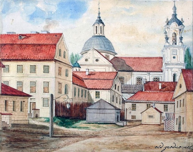 Таким увидел внутренний дворик тюрьмы Наполеон Орда. ФОТО: old.grodno.by