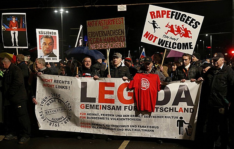 Партия ПЕГИДА - против исламизации Европы Фото: REUTERS