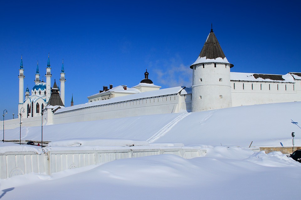 Казанский кремль - главная достопримечательность столицы Татарстана. Фото: photobeginner/Shutterstock.com, предоставлено Туту.ру