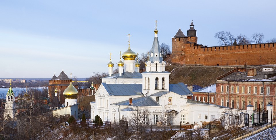 Нижегородский кремль стоит над слиянием рек Волни и Оки. Фото: LeniKovaleva/Shutterstock.com, предоставлено Туту.ру