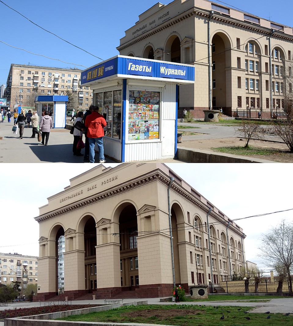 Было и стало: Банковский переулок после "наведения порядка". А вам как больше нравится? Фото: Геннадий БИСЕНОВ, Екатерина СИМОХИНА.