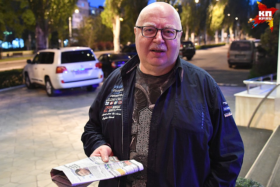 Композитор Алексей Евсюков приехал на Донбасс. Фото: Владимир ВЕЛЕНГУРИН