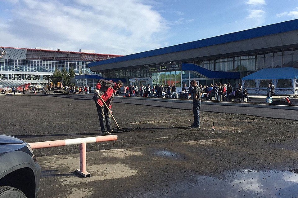 В Красноярске под "минирование" попал аэропорт Фото: Виктор ТОРЕТО