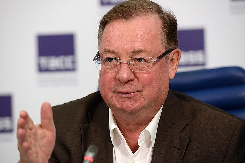 Президент Российского книжного союза Сергей Степашин во время пресс-конференции, посвященной первому международному культурному фестивалю "Русский Рим". ФОТО Николай Галкин/ТACC