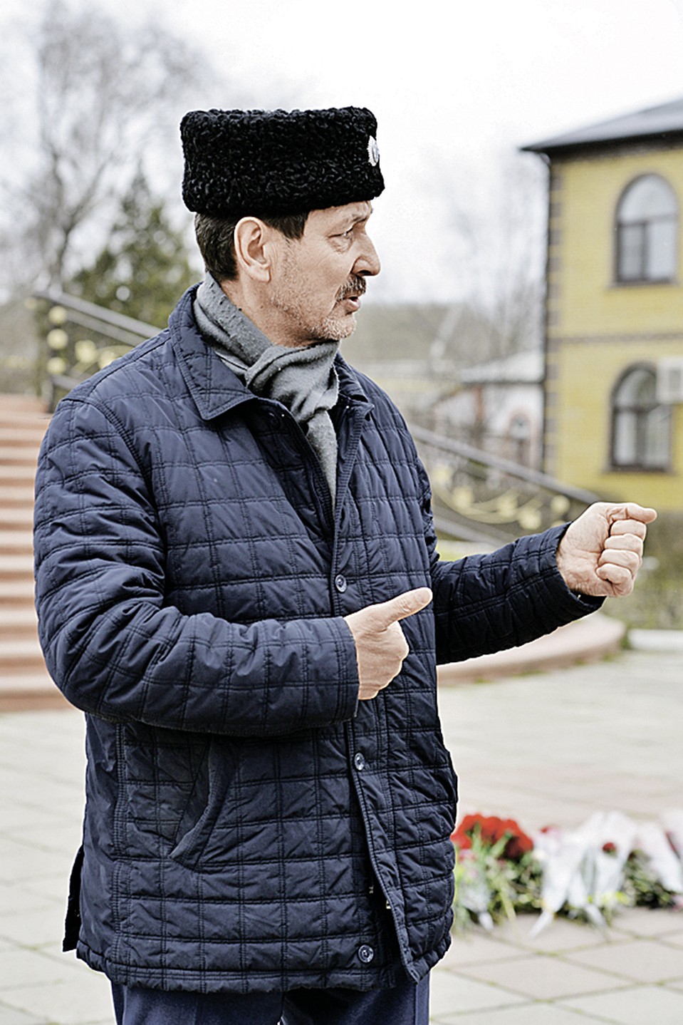Кизлярский казак Сергей Пресняков защищал свой храм голыми руками. Фото: Дмитрий СТЕШИН